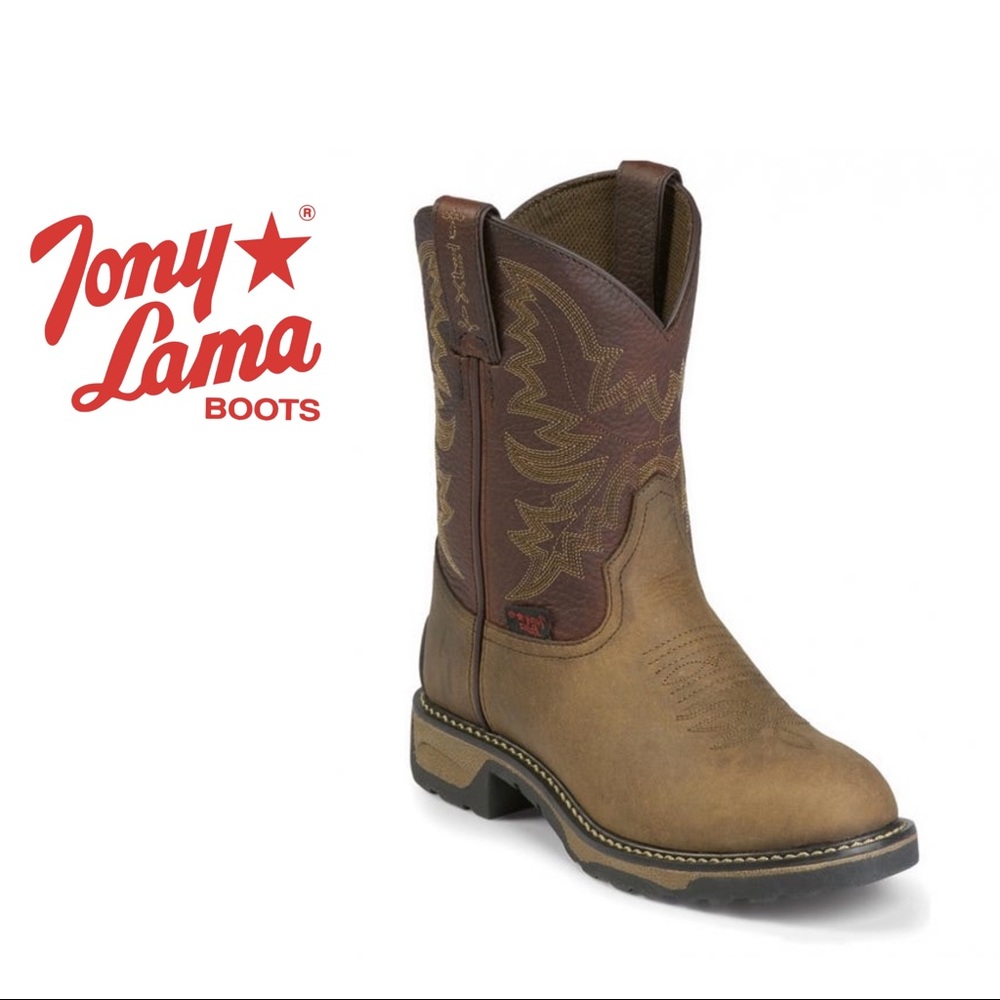 Tony Lama Tan Crazy Horse